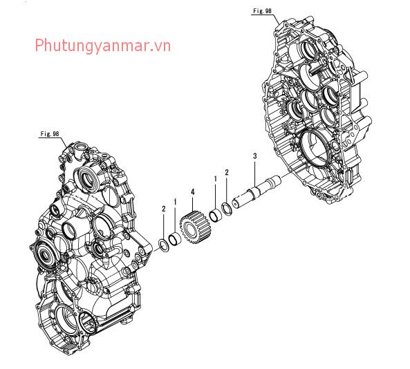 Trục truyền động quay số 5